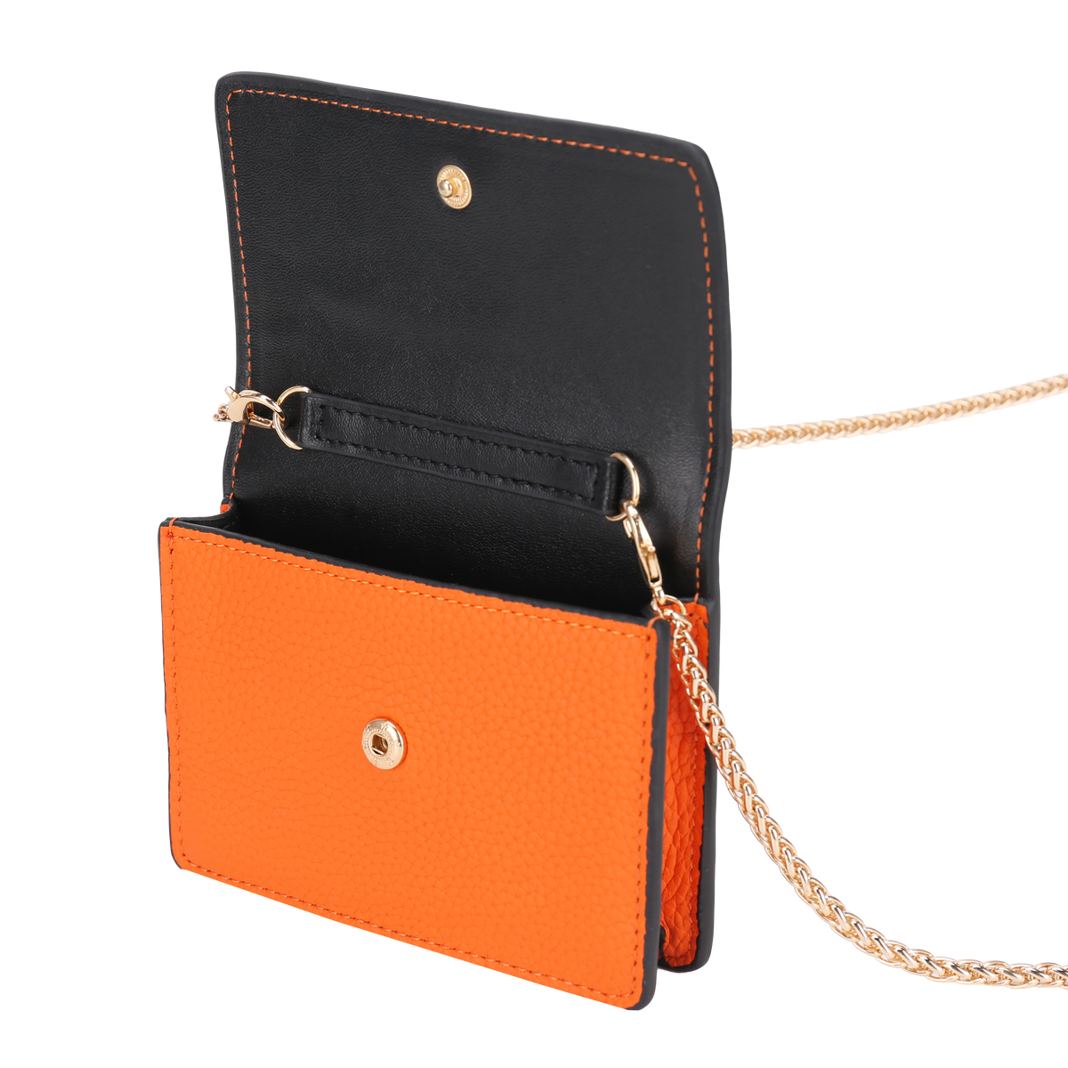 MW CHAIN CARD HOLDER - ORANGE