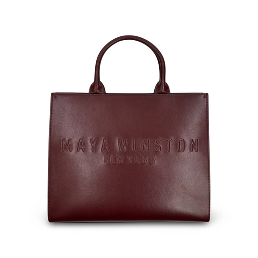 SIO SHOPPER- Burgundy