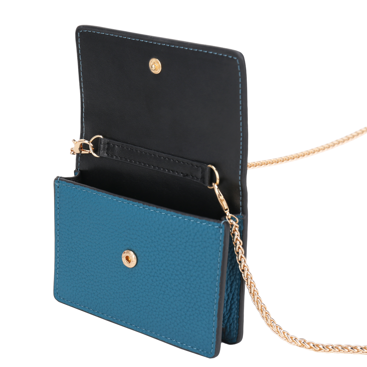 MW CHAIN CARD HOLDER - BLUE
