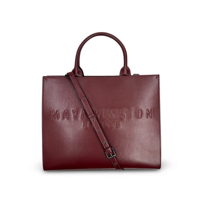 SIO SHOPPER- Burgundy