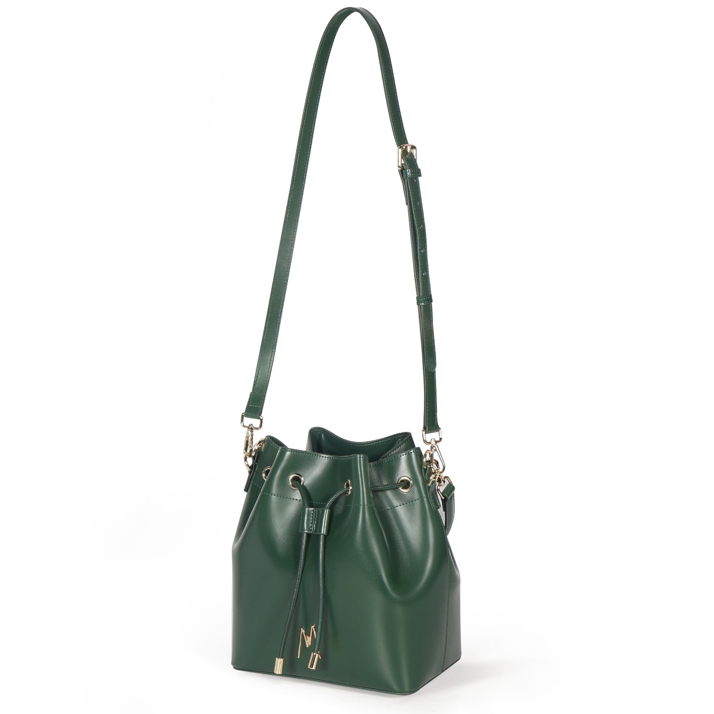 THE BIGGER BUCKET BAG - EMERALD - PRE ORDER SHIPS JAN 14TH
