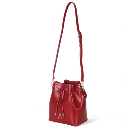 THE BIGGER BUCKET BAG - BURGUNDY - PRE ORDER SHIPS JAN 14TH