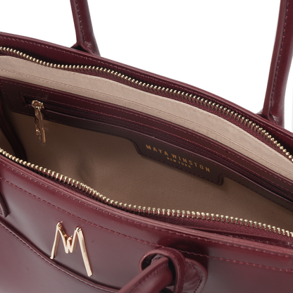 MTWAPA EAST WEST BAG - BURGUNDY - PRE ORDER SHIPS JAN 14th