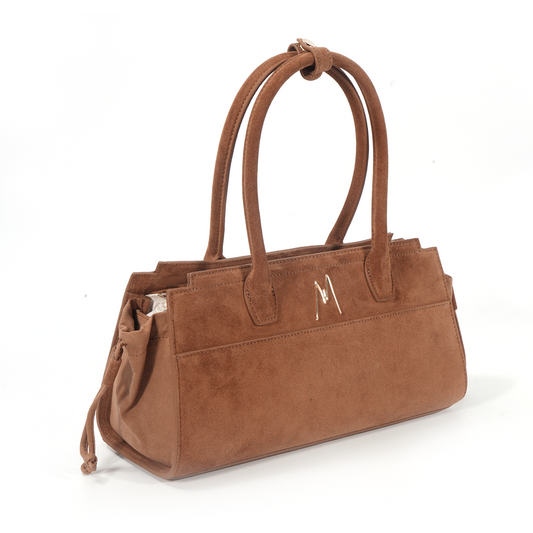 MTWAPA EAST WEST BAG - BROWN SUEDE - PRE ORDER SHIPS JAN 14th
