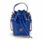 "THE BUCKET BAG" - Electric Blue Patent Leather