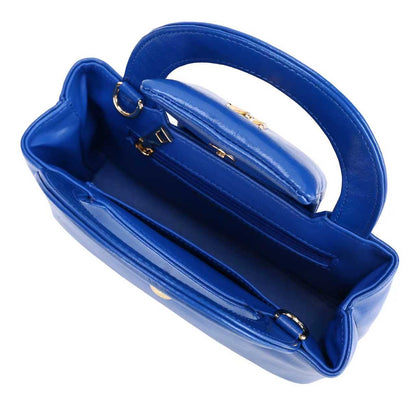 MIMA TOP HANDLE BAG - BLEU