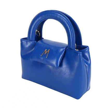 MIMA TOP HANDLE BAG - BLEU
