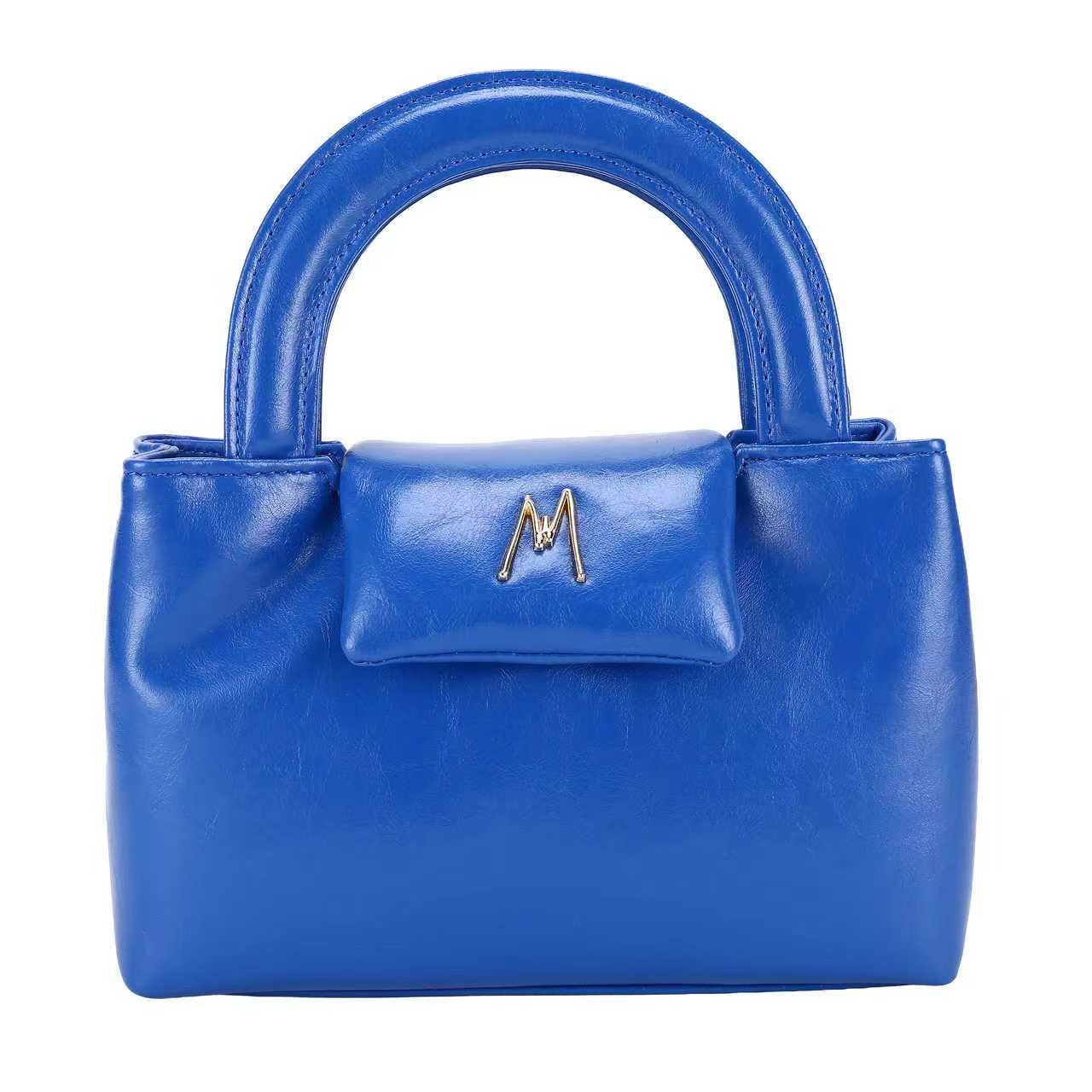 MIMA TOP HANDLE BAG - BLEU