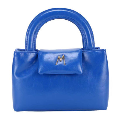 MIMA TOP HANDLE BAG - BLEU