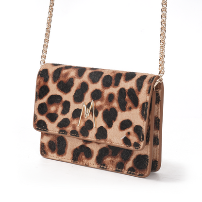 MW CHAIN CARD HOLDER - CHEETAH - PRE ORDER SHIPS JAN 15th