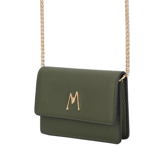MW CHAIN CARD HOLDER - GREEN