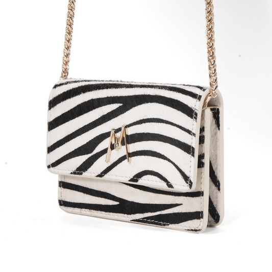 MW CHAIN CARD HOLDER - ZEBRA - PRE ORDER SHIPS JAN 15th