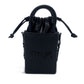 RD | MAYA WINSTON - SMALL LEATHER TOTE "LOVE ME OR LEAVE ME BE" - BLACK